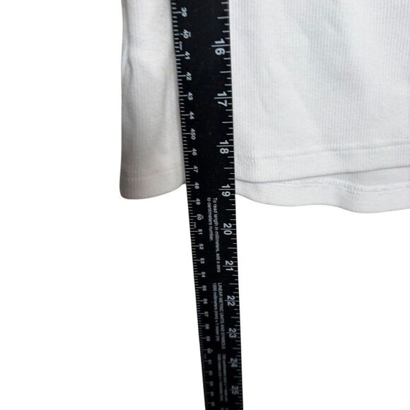 Old Navy Tank Top Women's XL Ribbed Square Neck Sleeveless Solid Basic Crop - Picture 6 of 9